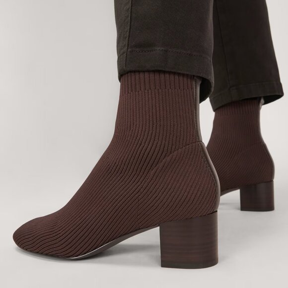 Everlane The Glove Boot in Dark Brown - Picture 2 of 6